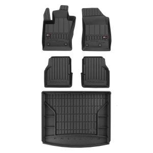 Jeep Compass Floor-Trunk Mats - Upper Trunk - Omac - 3D Premium - Black - 2017-2025 Jeep Compass Floor-Trunk Mats - Upper Trunk - Omac - 3D Premium - Black - 2017-2025
